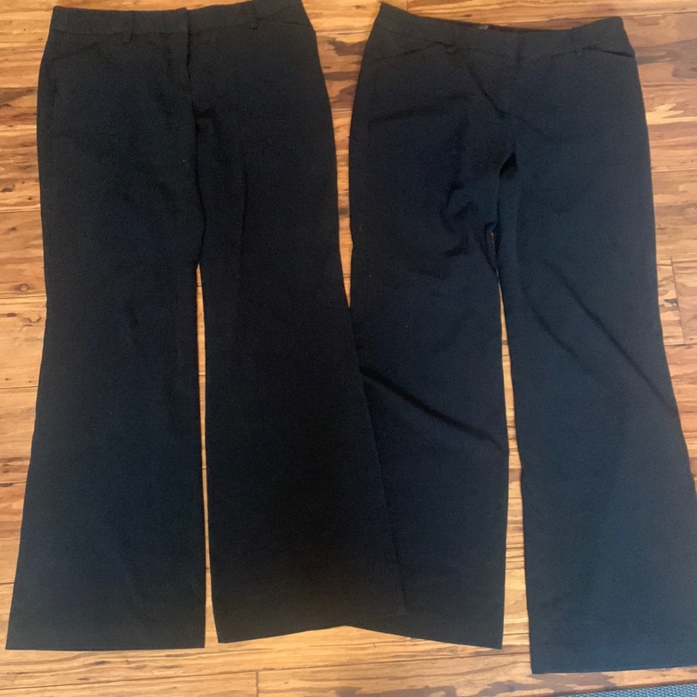 Black junior dress pants size 5 short (2 pairs)